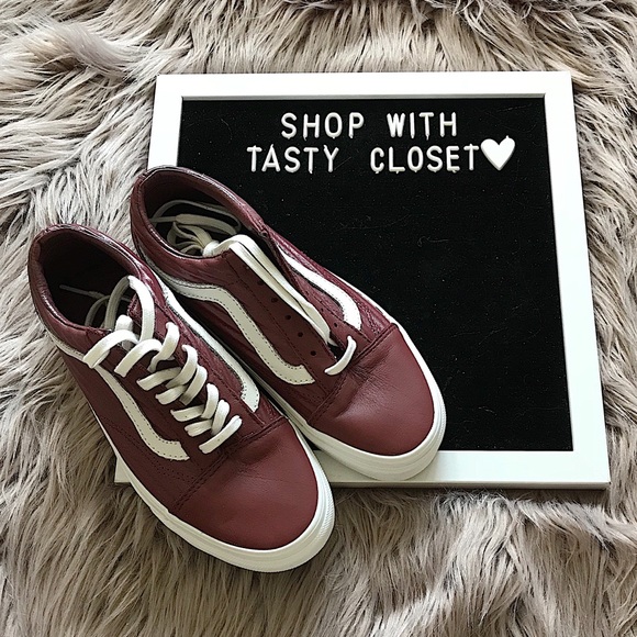 Vans old skool moto leather sneakers - Picture 3 of 6